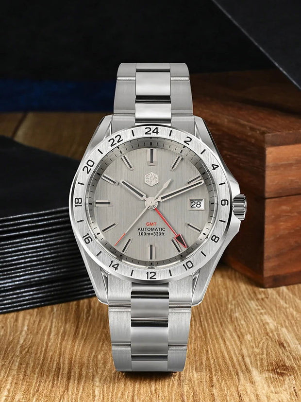 San Martin New 39mm Luxury GMT Mens Watch - Jo-Bolt-Store