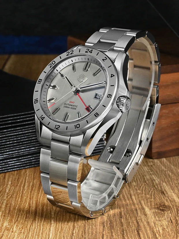 San Martin New 39mm Luxury GMT Mens Watch - Jo-Bolt-Store