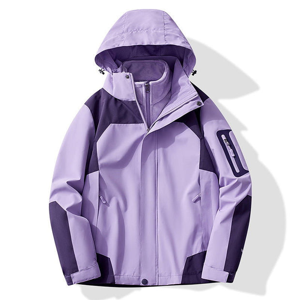 Shell Jacket Windproof Waterproof Mountaineering Suit Cold-proof Warm Coat - Jo-Bolt-Store