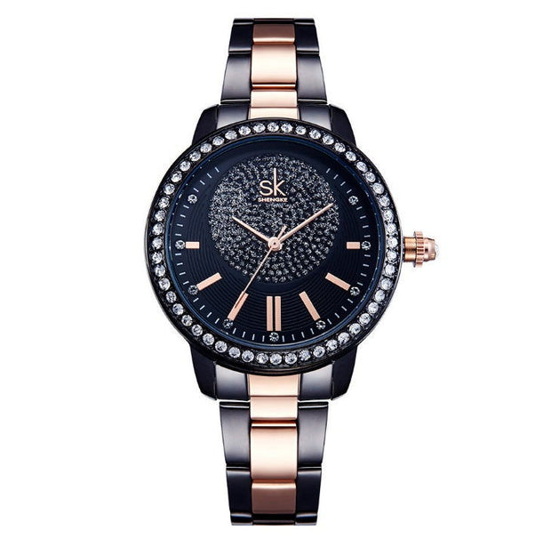Shengke Bracelet Women Watch New Quartz Top Brand Luxury Fashion Crystal Wristwatches Ladies Gift Relogio Feminino - Jo-Bolt-Store