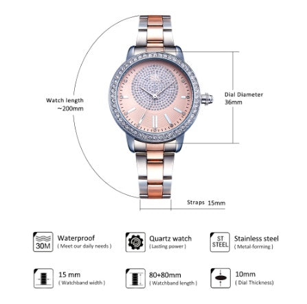 Shengke Bracelet Women Watch New Quartz Top Brand Luxury Fashion Crystal Wristwatches Ladies Gift Relogio Feminino - Jo-Bolt-Store