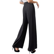 Solid Color High Waist Drooping Wide Leg Pants - Jo-Bolt-Store