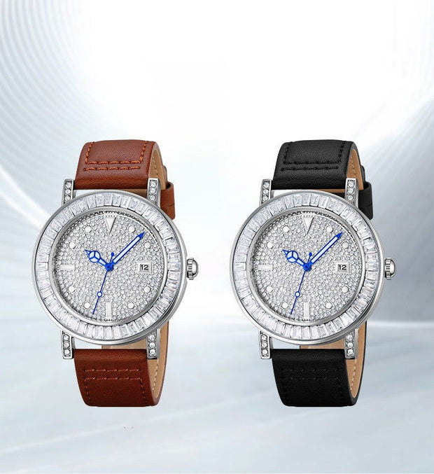 Special Interest Light Luxury Women's Watch Round Diamond Quartz - Jo-Bolt-Store