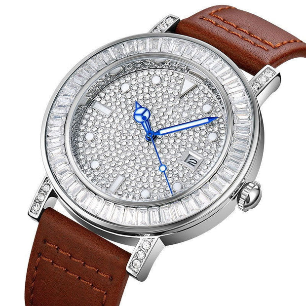 Special Interest Light Luxury Women's Watch Round Diamond Quartz - Jo-Bolt-Store