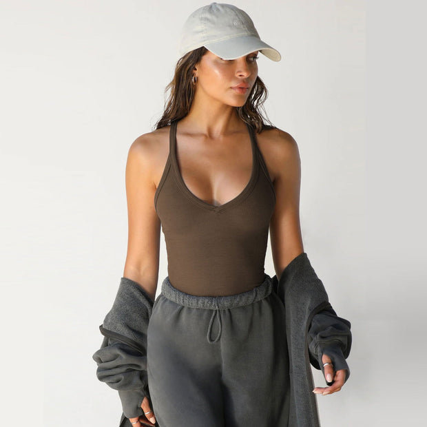 Spring Knitted Vest Sexy Slim Top Womens Clothing - Jo-Bolt-Store