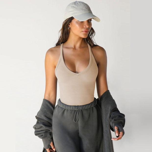 Spring Knitted Vest Sexy Slim Top Womens Clothing - Jo-Bolt-Store