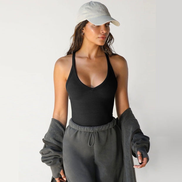 Spring Knitted Vest Sexy Slim Top Womens Clothing - Jo-Bolt-Store