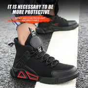 Stylish And Lightweight Safety Protection Anti-smashing And Anti-penetration Non-slip Wear-resistant Work Shoes Men - Jo-Bolt-Store