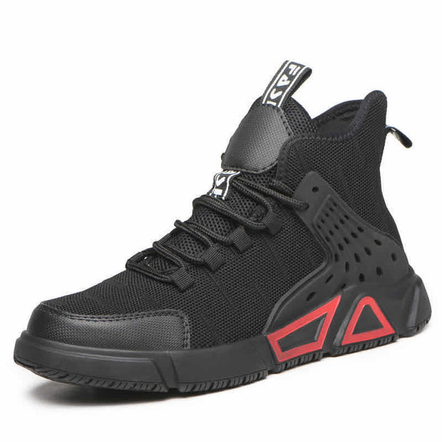 Stylish And Lightweight Safety Protection Anti-smashing And Anti-penetration Non-slip Wear-resistant Work Shoes Men - Jo-Bolt-Store