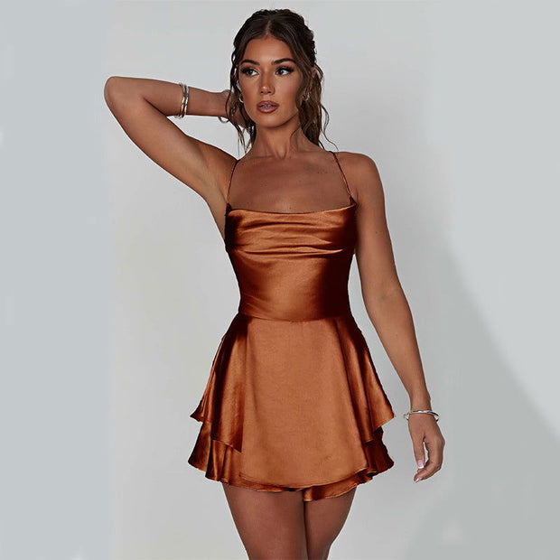 Suspender Skirt For Women Elegant Slim Short Dress Lady - Jo-Bolt-Store