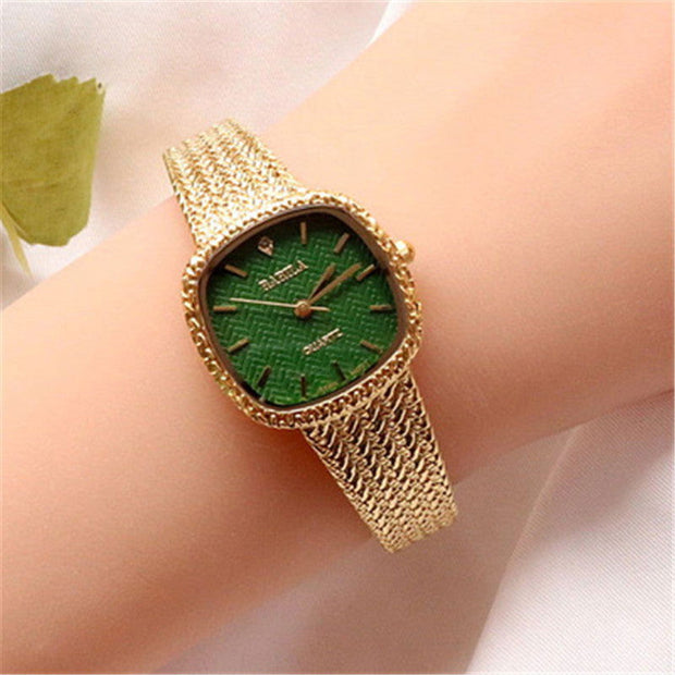 Ultra-thin Retro Sand Gold Square Watch Luxury Temperament - Jo-Bolt-Store