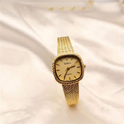 Ultra-thin Retro Sand Gold Square Watch Luxury Temperament - Jo-Bolt-Store