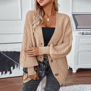 Vintage Single-breasted Sweater Coat - Jo-Bolt-Store