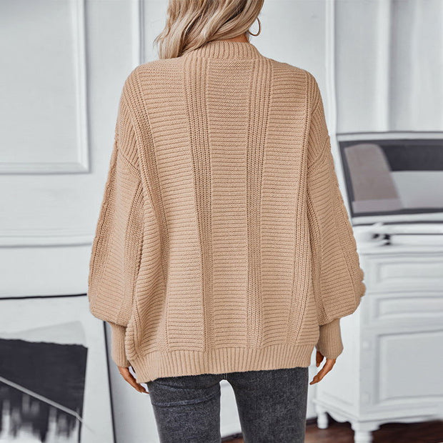 Vintage Single-breasted Sweater Coat - Jo-Bolt-Store