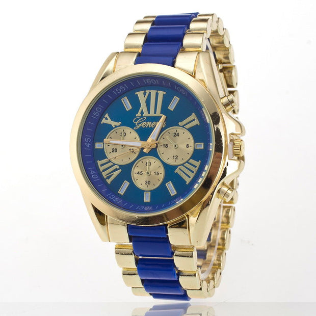 WISH hot watch, rubber watch, fashion three eye, steel belt watch, Geneva watch - Jo-Bolt-Store