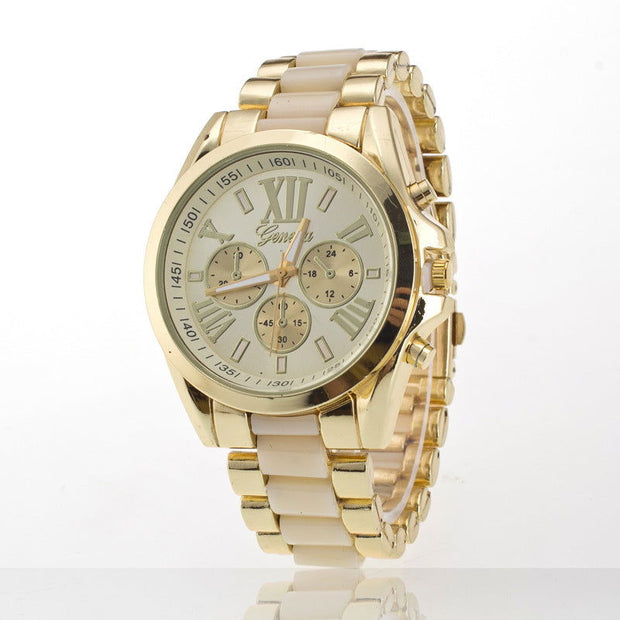 WISH hot watch, rubber watch, fashion three eye, steel belt watch, Geneva watch - Jo-Bolt-Store