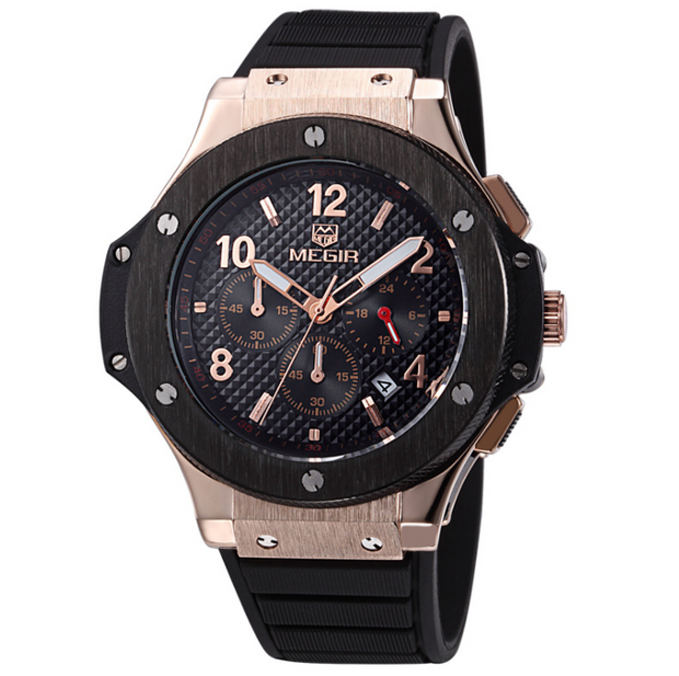 Watches Men Luxury Quartz Wrist Watch Male Sports Military Chronograph Watches - Jo-Bolt-Store