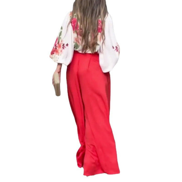 Women's Fashion Plus Size Long Sleeve Top Suit - Jo-Bolt-Store