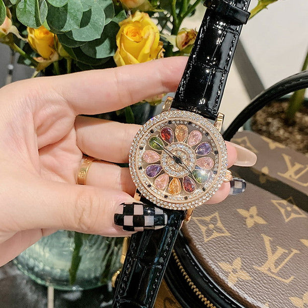 Women's Niche Diamond Luxury Rainbow Watch - Jo-Bolt-Store