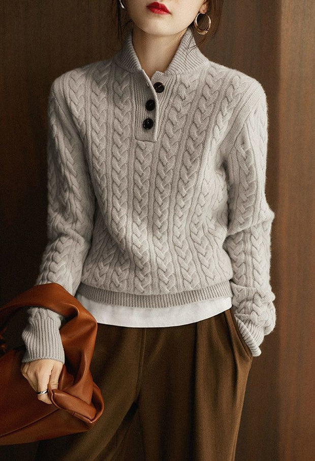 Women's Thickening Stand Collar Bottoming Sweater - Jo-Bolt-Store