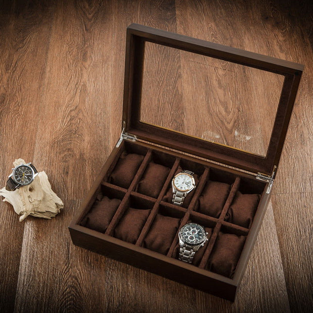 Wooden Skylight Luxury Fashion Watch Display Box - Jo-Bolt-Store