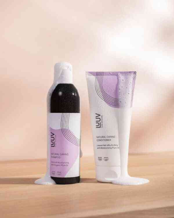 Natural Nourishing Shampoo with Plum Oil, 250 ml