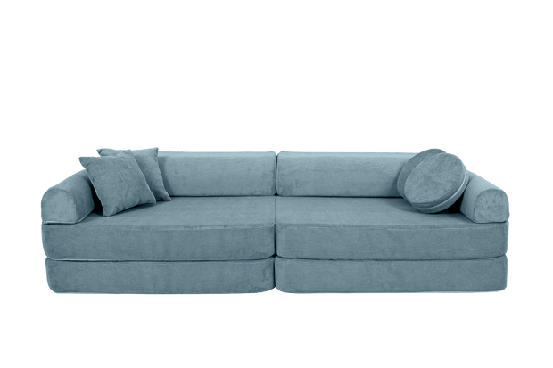 Large Modular Sofa for Kids - Slimcord Corduroy Turquise