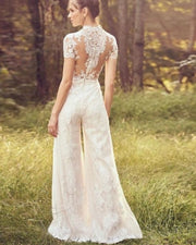 Bridal Short Sleeve Jumpsuit