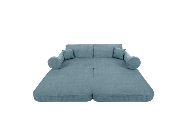Large Modular Sofa for Kids - Slimcord Corduroy Turquise