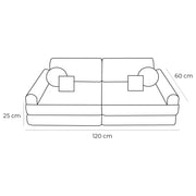 Indoor/Outdoor Outzy Pocket Sofa For Children - Clay Taupe