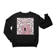Unisex Crewneck Sweatshirt with Illustration - Hello Sweet Girl