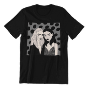 Unisex Organic Cotton T-shirt with Illustration - Love Your Sisters