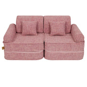 Medium Modular Sofa for Kids - Tangle Bubblegum Pink