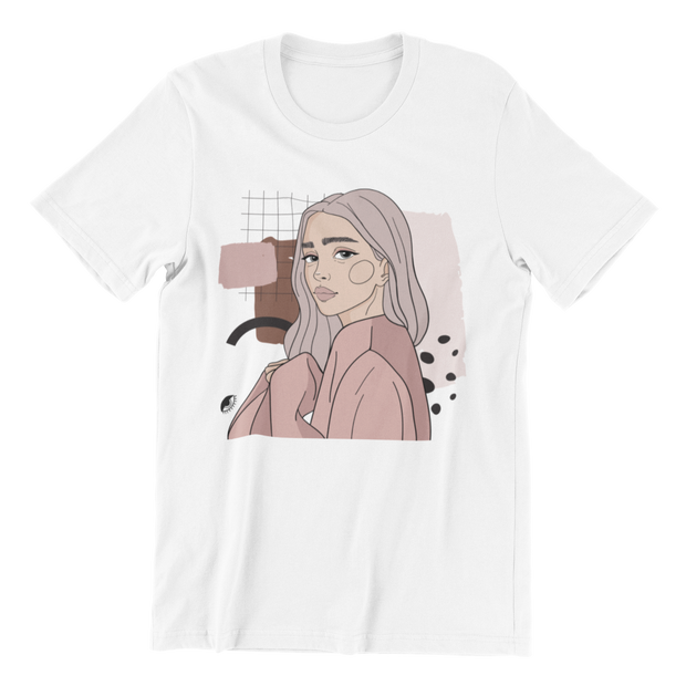 Unisex Organic Cotton T-shirt with Illustration - Whisperer