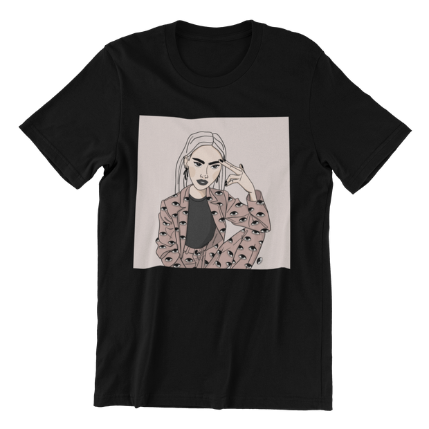 Unisex Organic Cotton T-shirt with Illustration - Stay Rad