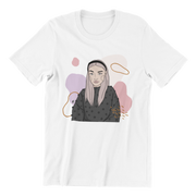Unisex Organic Cotton T-shirt with Illustration - In Time