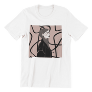 Unisex Organic Cotton T-shirt with Illustration - Strange
