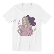 Unisex Organic Cotton T-shirt with Illustration - One-Woman Show