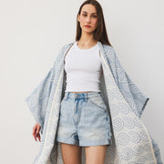 Bamboo Kimono for Women - Blue