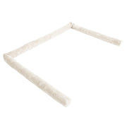 Protective Roll Bumper for Baby Crib – Ecru