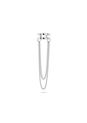 Revolve Ear Cuff - Silver