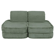 Small Modular Sofa for Kids - Churros Sage Green