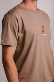 Lion T-shirt - Milky Brown
