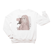 Unisex Crewneck Sweatshirt with Illustration - Whisperer