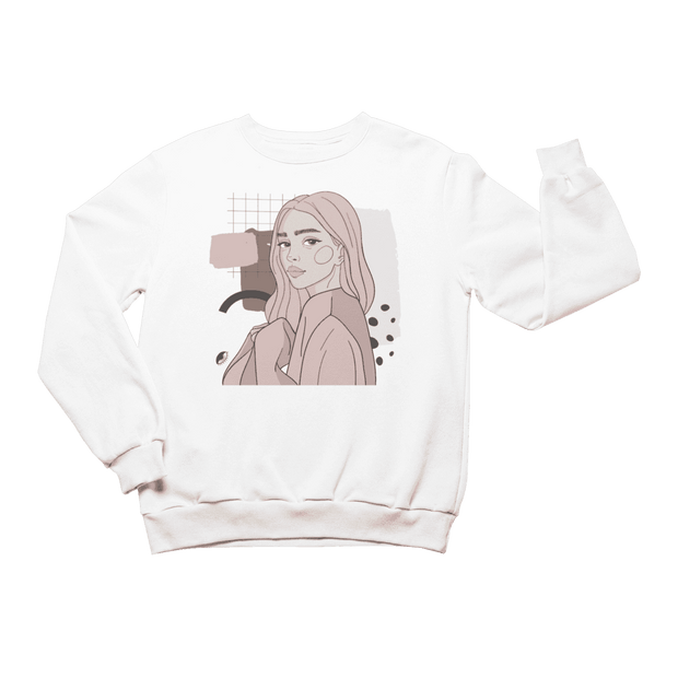 Unisex Crewneck Sweatshirt with Illustration - Whisperer