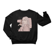 Unisex Crewneck Sweatshirt with Illustration - Whisperer