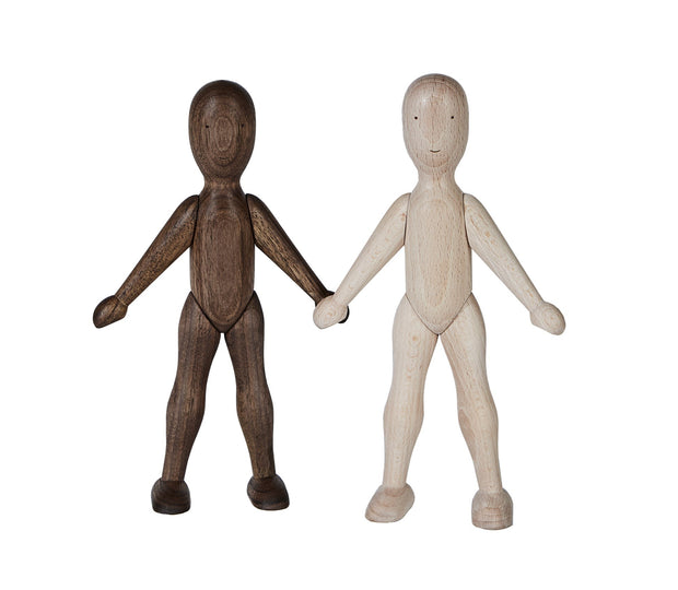 Wooden Beech Doll with Pants