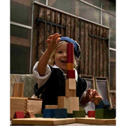 Wooden Blocks in a Box – Colorful, 63 pieces